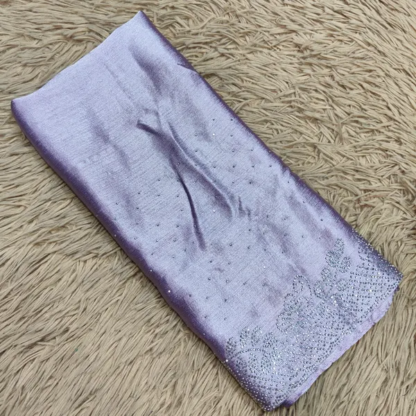 Premium Bridal Hijab with stone work | HJ02
